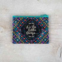 It's The Little Things Zippered Coin Purse By Natural Life