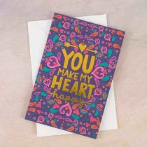 You Make My Heart Happy Greeting Card By Natural Life