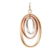 Gold Multi Oval Dangle Earrings By Rain Jewelry