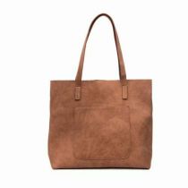 Saddle Faux Leather Megan Carry All Tote