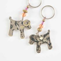 Love My Dog Keychain By Natural Life