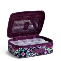 Iconic Travel Pill Case In Lilac Medallion