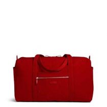 Iconic Large Travel Duffel In Cardinal Red
