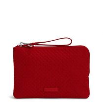 Iconic Rfid Wristlet In Cardinal Red