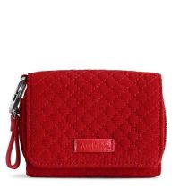 Iconic Rfid Card Case In Cardinal Red