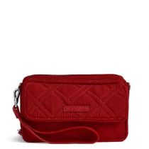 Rfid All In One Crossbody In Cardinal Red