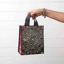 Black & Cream Mandala Medium Gift Bag By Natural Life