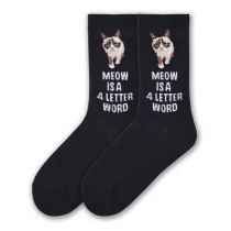 Grumpy Cat Meow Crew Socks