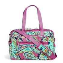Iconic Deluxe Weekender Travelbag In Wildflower Paisley By V