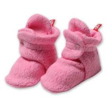 Hot Pink Cozie Fleece Booties By Zutano