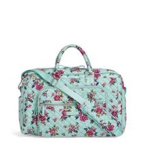Iconic Compact Weekender Travel Bag In Water Bouquet
