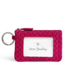 Iconic Zip Id Case In Passion Pink By Vera Bradley