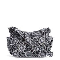 Iconic On The Go Crossbody In Charcoal Medallion