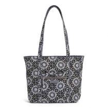 Iconic Small Vera Tote In Charcoal Medallion