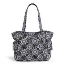 Iconic Glenna Satchel In Charcoal Medallion