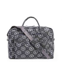 Iconic Grand Weekender Travel Bag In Charcoal Medallion