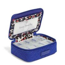 Iconic Travel Pill Case In Gage Blue