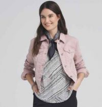 Petal Pink Jean Jacket