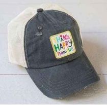Think Happy Thoughts Hangout Hat By Natural Life