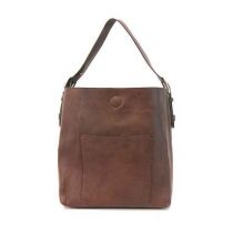 Brown Hobo With Brown Handle Handbag