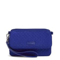 Iconic Rfid All In One Crossbody In Gage Blue