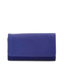 Iconic Rfid Audrey Wallet In Gage Blue