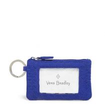 Iconic Zip Id Case In Gage Blue