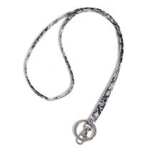 Lanyard In Charcoal Medallion