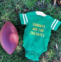 Baby Sunday Tailgate Onsie By My State Threads