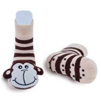 Monkey Boy Rattle Sock 0-1 Year