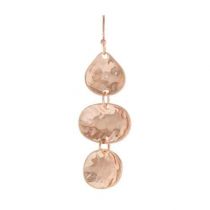 Rose Gold Concave Discs Earring