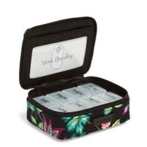 Iconic Travel Pill Case In Vines Floral