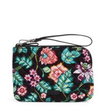 Iconic Pouch Wristlet In Vinesfloral