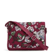 Iconic Turnabout Crossbody In Bordeaux Blooms