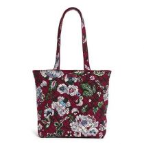 Iconic Tote Bag In Bordeaux Blooms
