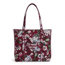Iconic Vera Tote In Bordeaux Blooms