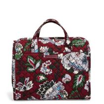 Iconic Hanging Travel Organizer In Bordeaux Blooms