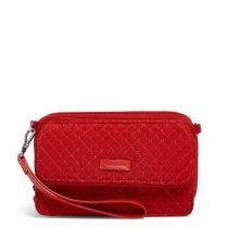 Iconic Rfid All In One Crossbody In Cardinal Red