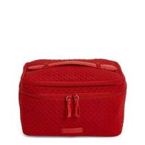 Iconic Brush Up Cosmetic Case In Cardinal Red