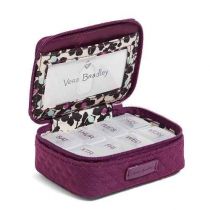 Iconic Travel Pill Case In Gloxinia Purple