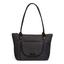 Carson East West Tote In Denim Navy