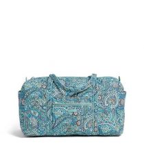 Iconic Large Travel Duffel In Daisy Dot Paisley