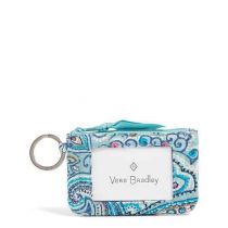 Iconic Zip Id Case In Daisy Dot Paisley