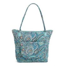 Carson North South Tote In Daisy Dot Paisley