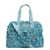 Lighten Up Weekender Travel Bag In Daisy Paisley