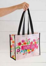 Large Pink Floral Happy Bag By Natural Life
