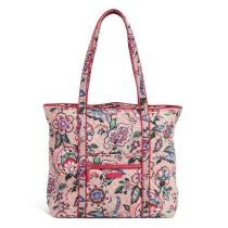 Iconic Vera Tote In Stitched Flowers