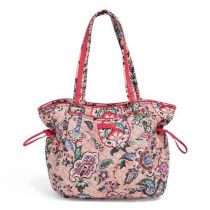 Iconic Glenna Satchel In Stitched Flowers