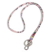 Iconic Lanyard In Stitched Flowers