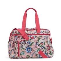 Lighten Up Weekender Travel Bag In Stitched Garden